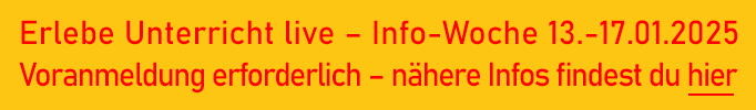 Hinweis auf die Infowoche in der Akademie der Wirtschaft im Januar 2025